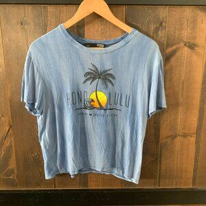 Rebel Sugar Graphic Tee Women's Size L